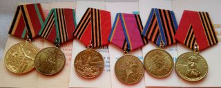 Koval Set Veteran Ww2 Ww Ii Ussr Soviet Russian Military Medal Women