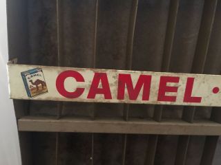 Old Vintage Camel Winston Salem Cigarette Metal Store Display Rack 2
