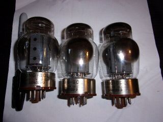3 Very Strong Vintage Tungsol 6550 Tubes 7