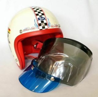Rat Fink Buco White Helmet Size M/l Ed Roth Mooneyes Japan Rare F/s