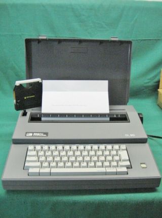 Vintage Smith Corona Sl80 Portable Electric Typewriter Guaranteed