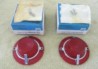 Nos 1962 Chevy Impala Ss Rear Tail Light Stop Lamp Lens Ornament Gm 5953731