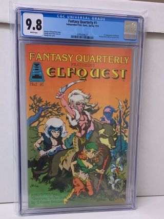 Fantasy Quarterly 1 Cgc 9.  8 White Pages Rare 1st Elfquest 1978