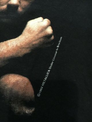 Vintage Metallica 1992 Shirt M/L Single Stitch Birth School OG 3