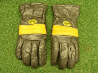 Vintage Bates Leather Motorcycle Gloves Padded Size Medium