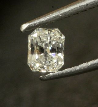 GIA loose certified.  24ct VS1 H radiant cut diamond vintage estate antique 2