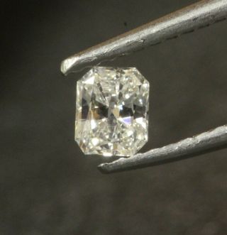 GIA loose certified.  24ct VS1 H radiant cut diamond vintage estate antique 7
