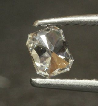 GIA loose certified.  24ct VS1 H radiant cut diamond vintage estate antique 8