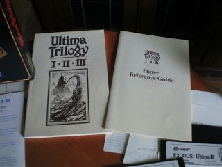 Ultima Trilogy I,  II,  III by Origin (Vintage 1989) IBM PC 8