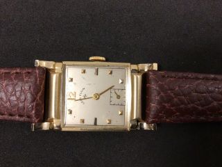 Vintage Solid 14k Gold Lord Elgin Men Watch