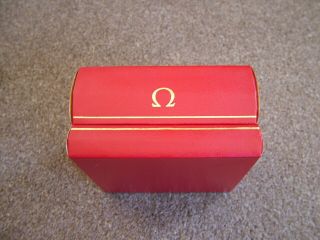 Vintage Omega Red Presentation Watch Box 6