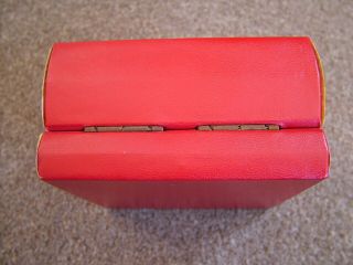 Vintage Omega Red Presentation Watch Box 8