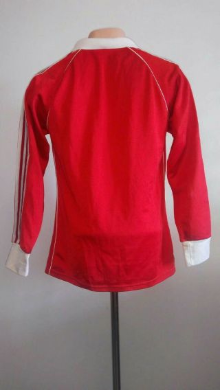 Shirt Sport Football soccer FC Adidas Vintage Retro Red West Germany Mens M Long 4