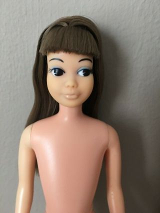 Vintage Japanese Exclusive Skipper Doll pink skin brunette 2