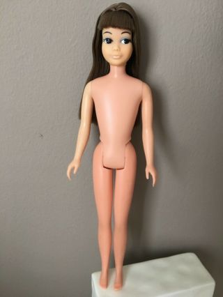 Vintage Japanese Exclusive Skipper Doll pink skin brunette 6