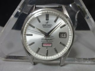 Vintage 1965 Seiko Automatic Watch [seikomatic Weekdater] 35j 6218 - 8970 6218a