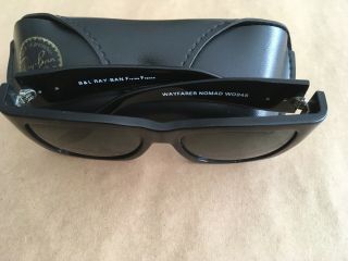 Bausch & Lomb Ray - Ban W0946 Thick Blk Nomad Wayfarers Sunglasses/vintage