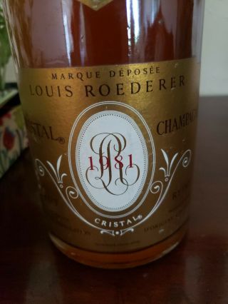 Louis Roederer Cristal Champagne Brut Vintage 1981 - 1500ml Magnum 3