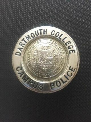 Vintage Dartmouth College Campus Police Badge Hmked