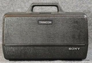 Vintage Sony HVC - 2200 Trinicon Professional Color Video Camera Camcorder & Case 4