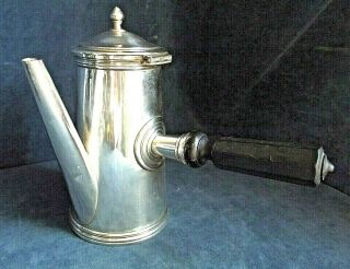 Large Ercuis For Chargeurs Réunis Line Coffee Pot C1890