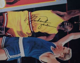 Michael Jordan Vintage Signed Autograph 1989 Nintendo Ad With Loa