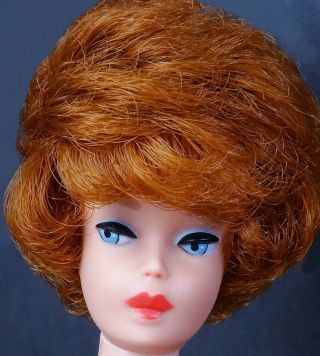 Gorgeous Vintage Redhead Bubble Cut Barbie Doll Fashion Queen Wig Hairstyl