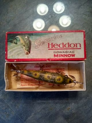 Vintage Heddon 150 Minnow Fishing Lure