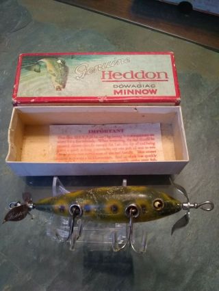 vintage heddon 150 minnow fishing lure 2