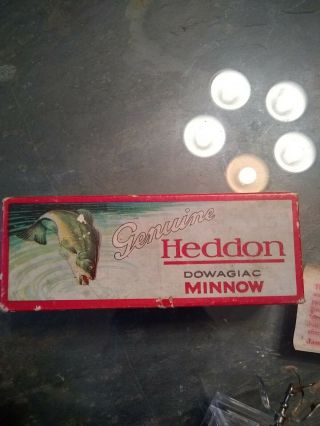 vintage heddon 150 minnow fishing lure 8