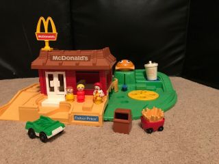 Vintage Fisher Price Little People Mcdonalds