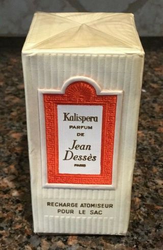Vintage Kalispera Parfum De Jean Desses Box