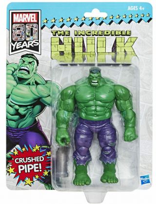 Hasbro Sdcc 2019 Marvel 80th Anniversary Vintage Hulk