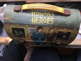 HOGAN ' S HEROES Dome Lunch Box WITHOUT Thermos - 1966 Vintage - 2