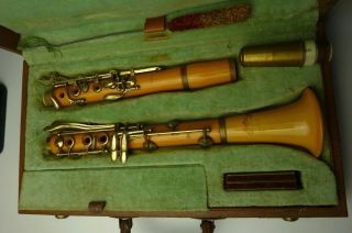Rare Collectible Made In England Acralic Bb Grafton Clarinet