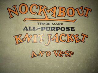 Vintage 20 ' s NockAbout Knit Jacket & Vest Box,  Illustrator DeAlton Valentine Art 4