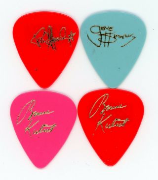 KISS Vintage Asylum Guitar Pick Set 4 Picks Gene Simmons Paul Stanley Bruce 2