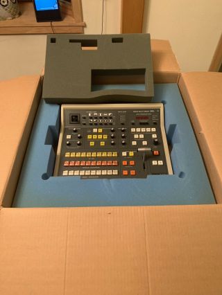 Vintage Grass Valley Production Switcher Video Editing Equipment Model 110