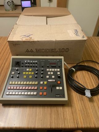 Vintage Grass Valley Production Switcher Video Editing Equipment Model 110 2