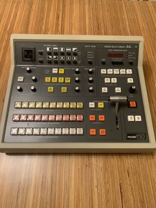 Vintage Grass Valley Production Switcher Video Editing Equipment Model 110 4