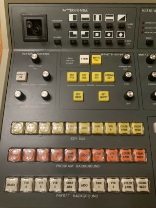 Vintage Grass Valley Production Switcher Video Editing Equipment Model 110 5