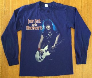Joan Jett And The Blackhearts 1984 Tour Concert T Shirt Vintage