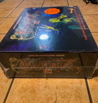 VTG Anne De Chantraine Witch Nightmare 3 III Video Board Game VHS Halloween BNIB 5