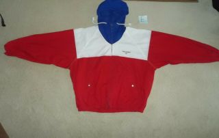 Polo Sport Ralph Lauren Vintage Jacket Mens Size Xl Red White And Blue