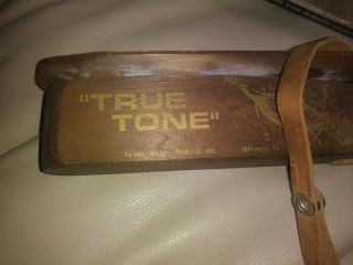 Roger Latham True Tone Box Turkey Call Delmont PA USA Vintage 6604 4