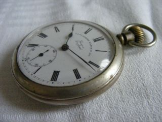 vintage/antique LANCASHIRE WATCH Co Ltd/Prescot England pocket watch - 2