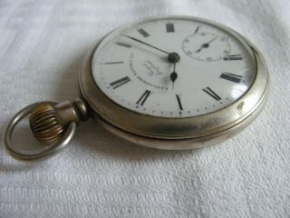 vintage/antique LANCASHIRE WATCH Co Ltd/Prescot England pocket watch - 3