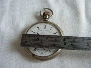 vintage/antique LANCASHIRE WATCH Co Ltd/Prescot England pocket watch - 6
