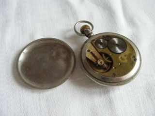 vintage/antique LANCASHIRE WATCH Co Ltd/Prescot England pocket watch - 8