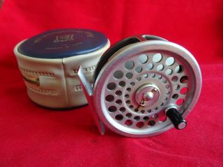A Good Cased Hardy 3 " Marquis 5 Trout Fly Reel